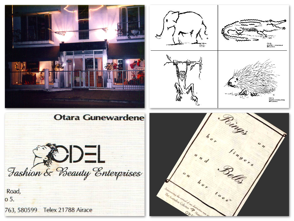 The very first Odel store, initial t-shirt designs and business card! Beginnings of Odel