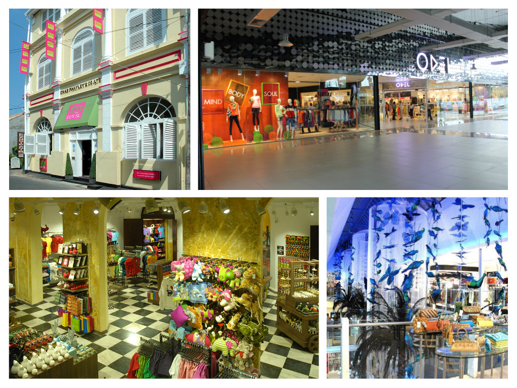 Odel’s unique visual merchandising and stores