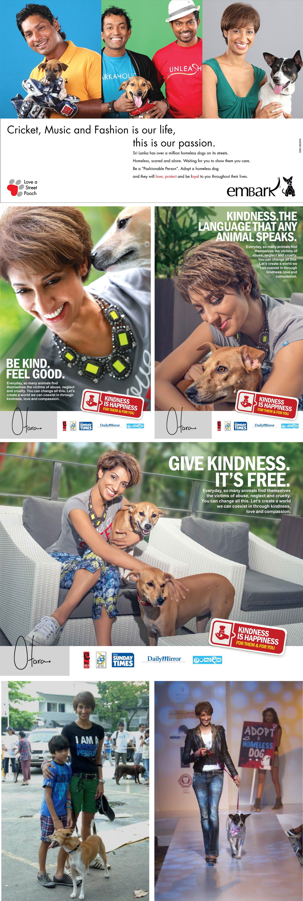 Numerous celebrities join in the Pashionable cause… Otara Kindness